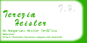 terezia heisler business card